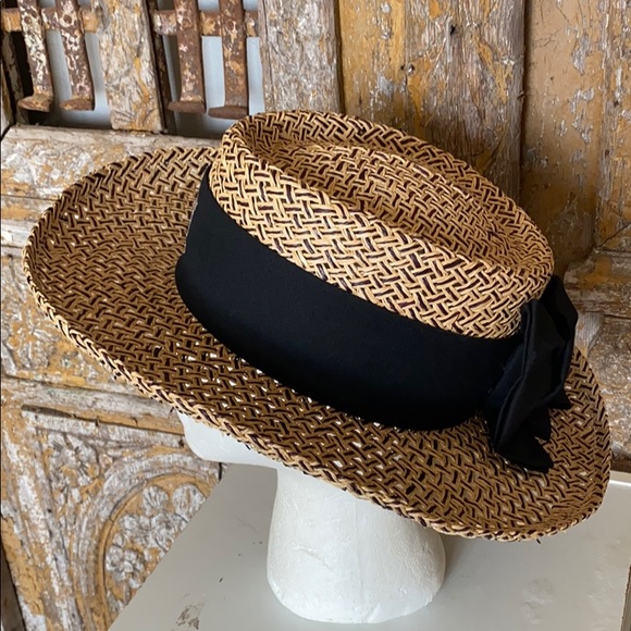 HEADWEAR CASTLEWOOD COUNTRY CLUB STRAW HAT GOLF - Picture 4 of 9